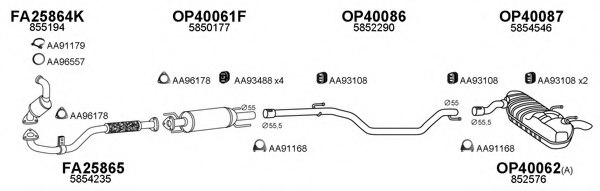 VENEPORTE 400528 Exhaust System